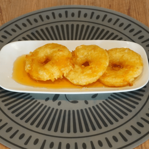 Gebackene Ananas