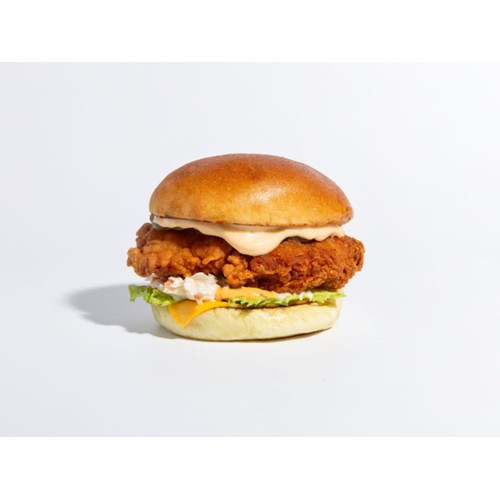 White BBQ Burger