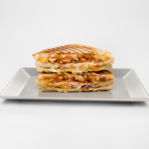 Big Grilled Sandwich American BBQ Chicken