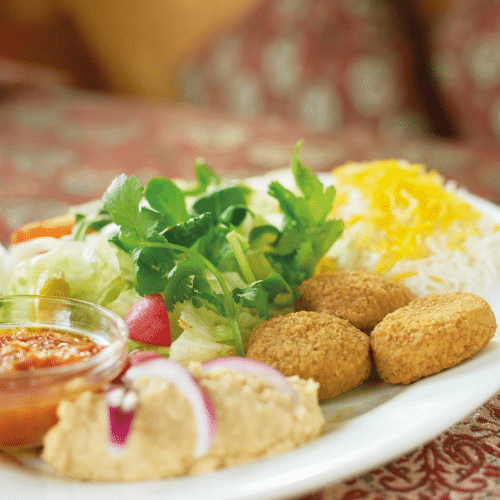 Falafel mit Humus