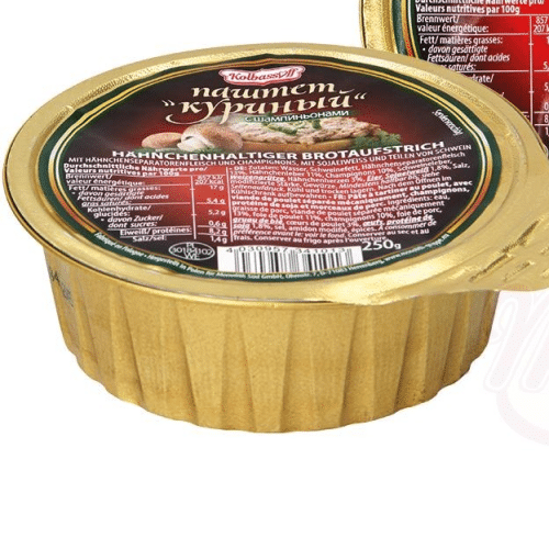 Kolbassoff Hähnchenhaltiger Brotaufstrich mit Champignons 250g