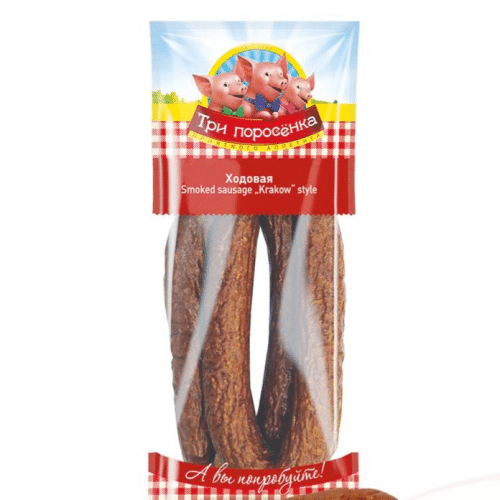 Tri Porosenka Brühwurst Hodowaya 600g