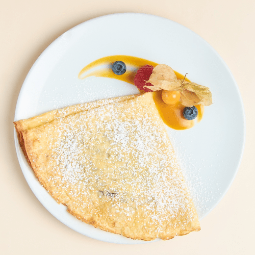 Crepe mit Nutella (vegetarisch)