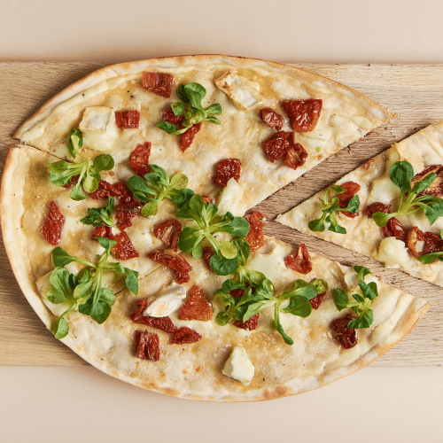Flammkuchen Chevre (vgt)