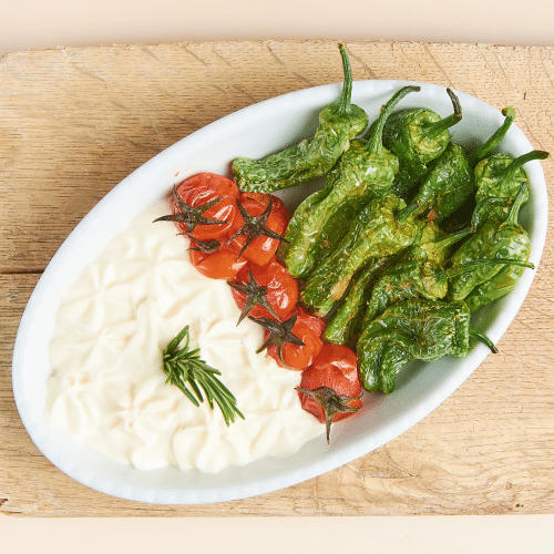 Pimientos au Chevre (vegetarisch)