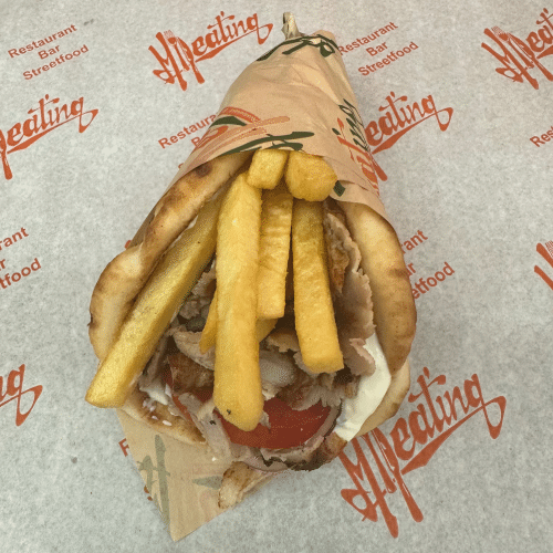 Pita- Bifteki ( Rindfleisch , 100gr )