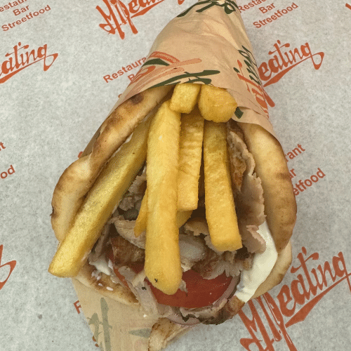Pita-Gyros ( Schweinefleisch)