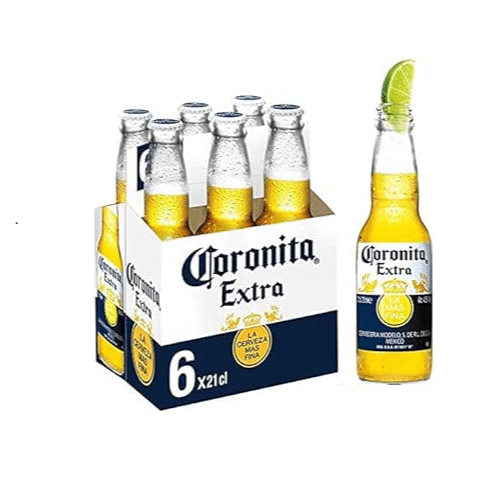 Angebot 6 pack Cerveza Corona ungekühlt (Takitos Express)