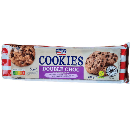 Double Choc Chocolate Chip Cookies 225 g