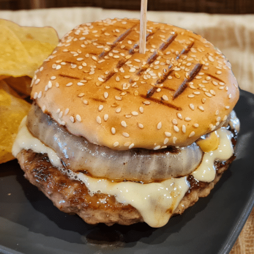 Hamburguesa rústica
