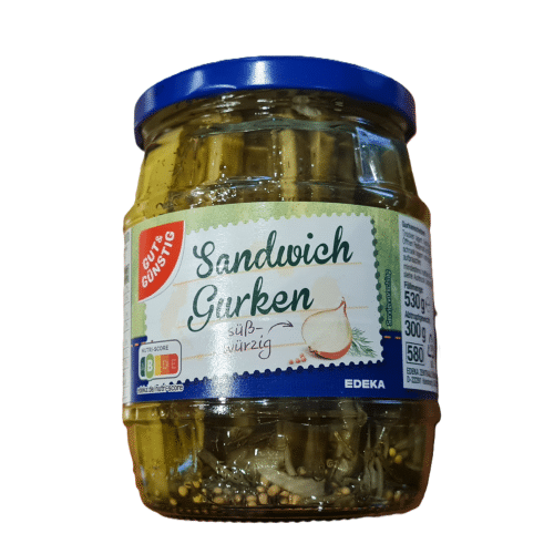 Sandwichgurken 530 g Glas (Takitos Express)