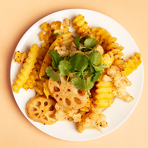 Kartoffelscheiben (leicht scharf)