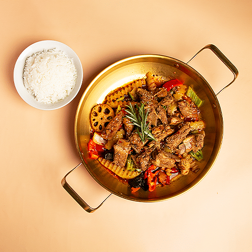 Gebratene Schweinerippchen