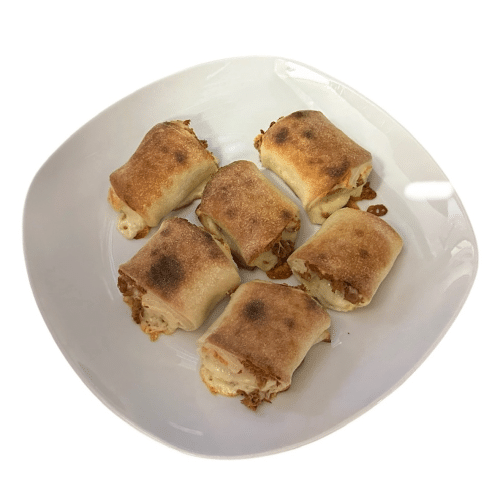 Gefüllte Pizzabrötchen