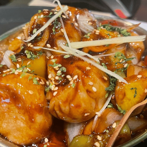 524a. Chilli Momo (Huhn)