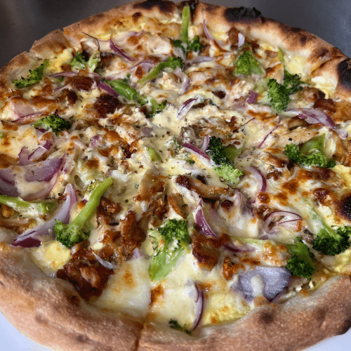 Pizza Hähnchengyros Hollandaise