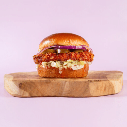 Chili-Chicken-Crunchyburger (scharf)