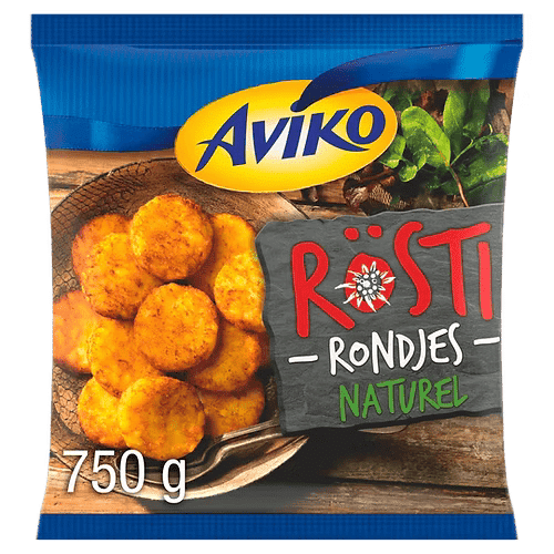Aviko Rösti Rondjes Naturel 750g