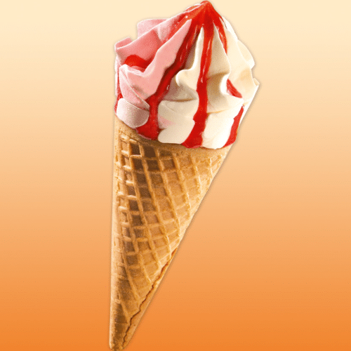 Eismann - Hörnchen Vanille & Erdbeere 68g