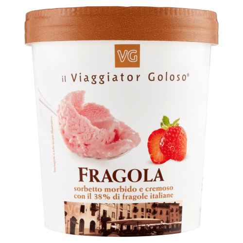 Weiches und cremiges Eis mit Erdbeergeschmack 425g