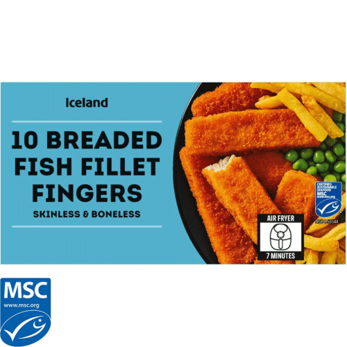 Iceland 10 panierte Fischfilet-Stäbchen 250 g
