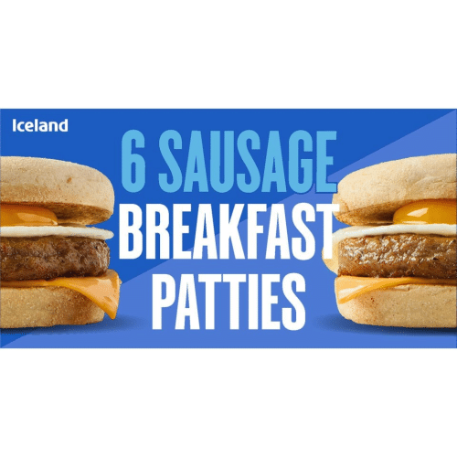 Iceland 6 Frühstücks-Wurstpatties 342 g