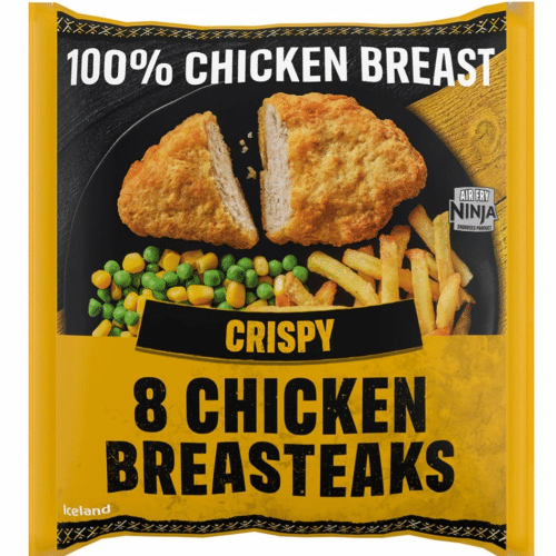 Iceland 8 Crispy Chicken Breasteaks 680g