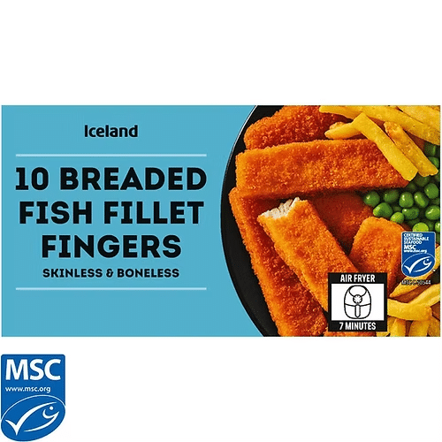 Iceland Breaded Fish Fillet Fingers-Fischstäbchen 250g