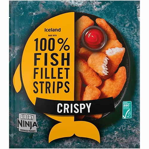 Iceland Crispy Battered Fish Fillet Strips 400g