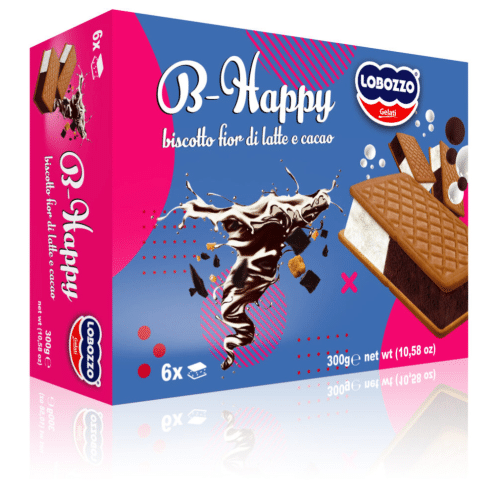 Lobozzo Maxihappy - Milch Kakao Keks 4x100g