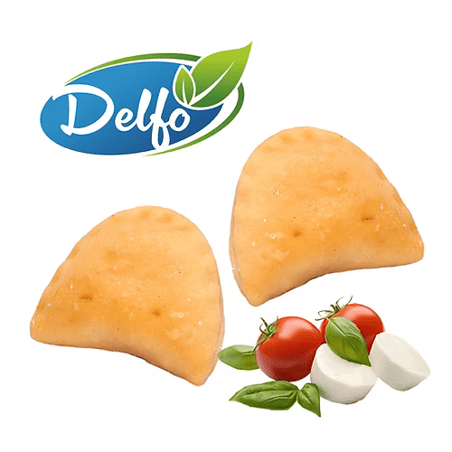 Panzerottini Tomate und Mozzarella