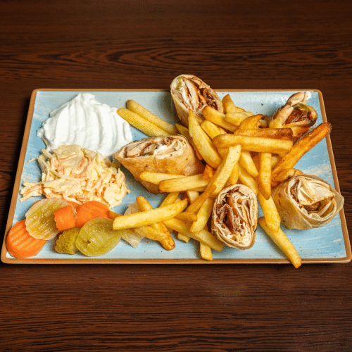 Arabischer Schawarma Teller