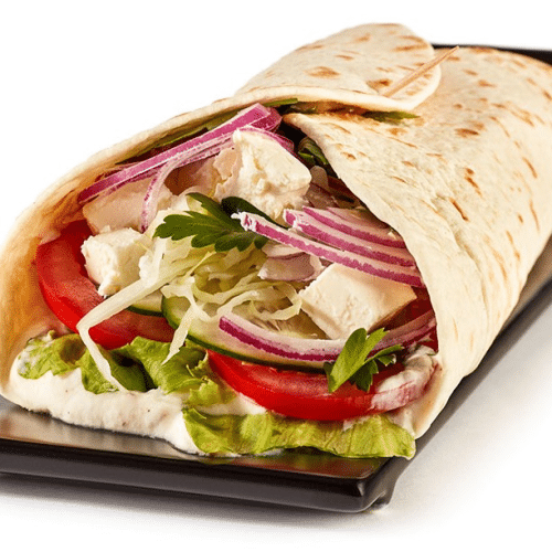 Dürüm Vegetarisch mit Weichkäse