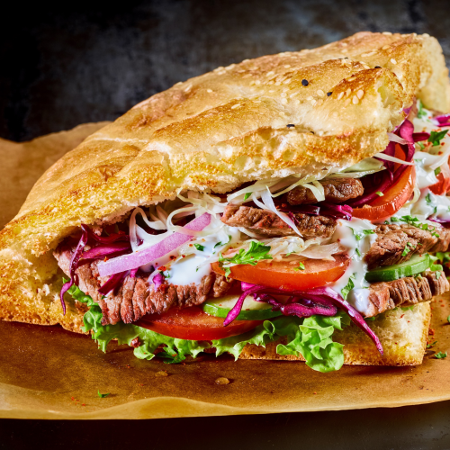 Fladenbrot nur Fleisch