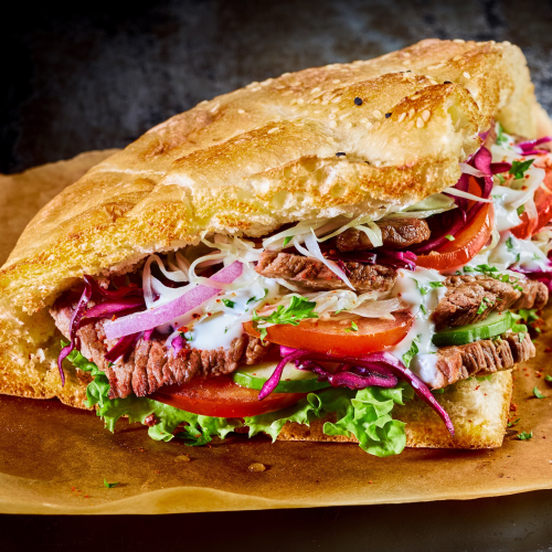 Kinder Drehspieß mit Weichkäse