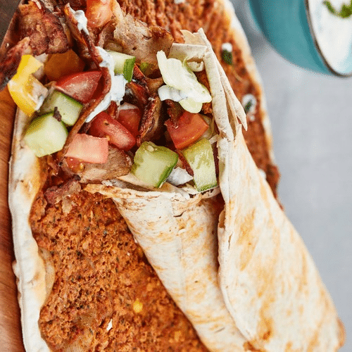 Lahmacun mit Käse