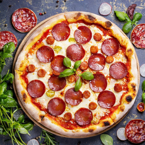Pizza Peperoniwurst