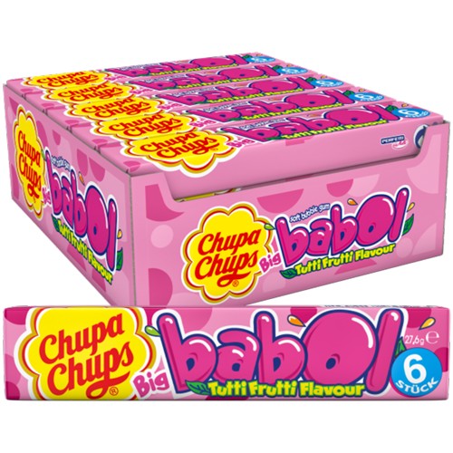 Chupa Chups Big Babol Tutti Frutti 20er 552g