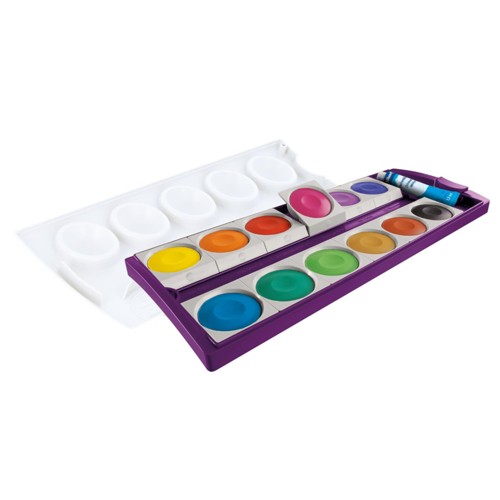 Chocala KALLISTO Deckfarbkasten inkl. Deckweiß 12 Farben 