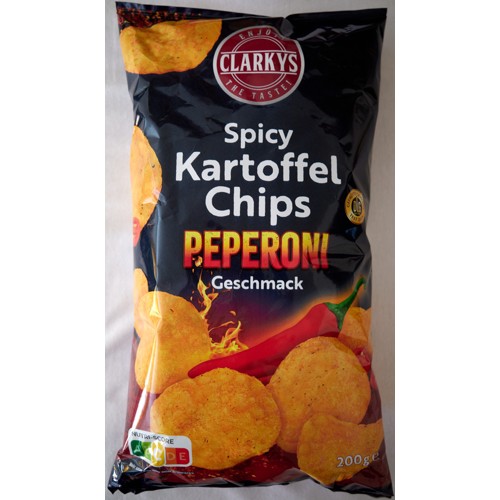 Clarkys Spicy Kartoffelchips Pepperoni 100g