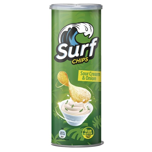 Surf Chips Sauerrahm & Zwiebel 160g