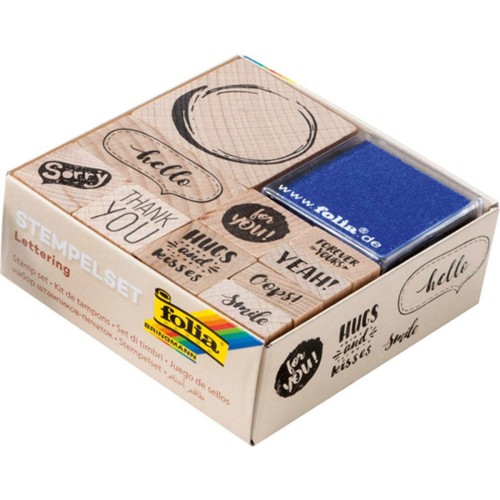 Folia Motivstempel-Set LETTERING 50g