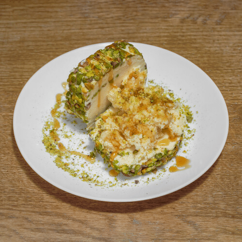 Arabisches Eis mit Pistazien