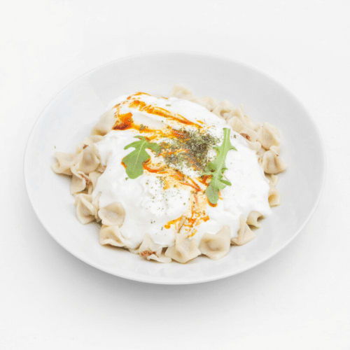 Manti mit Hackfleisch