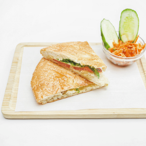panini mit schnitzel