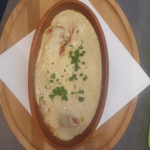 Paprika mit Kaymak