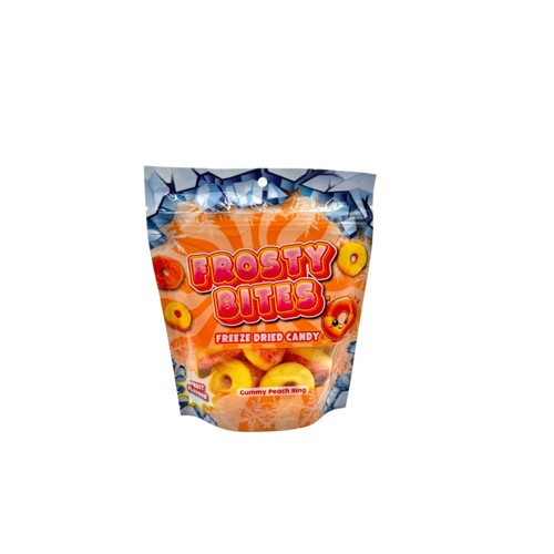 Frosty Bites Gummy Peach Ring 50g