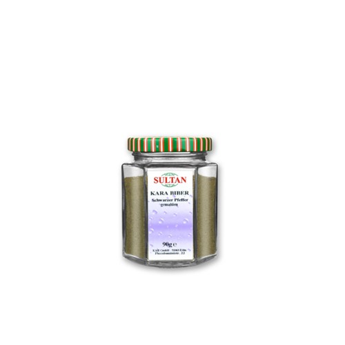 Sultan Schwarzer Pfeffer gemahlen 90g