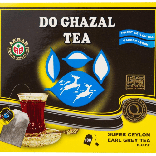 Tee Do Ghazal schwarz und Grüne Teebag
