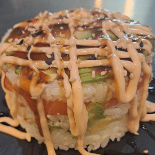 Sushi Lachs Burger